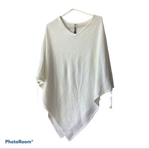 Cream poncho never worn